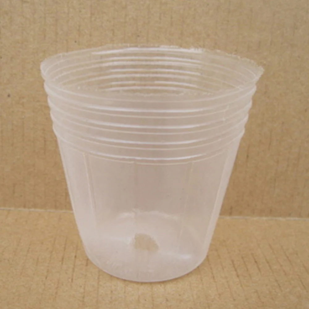 Горшок пластиковый прозрачный для выращивания фруктов и овощей 18 размеров -