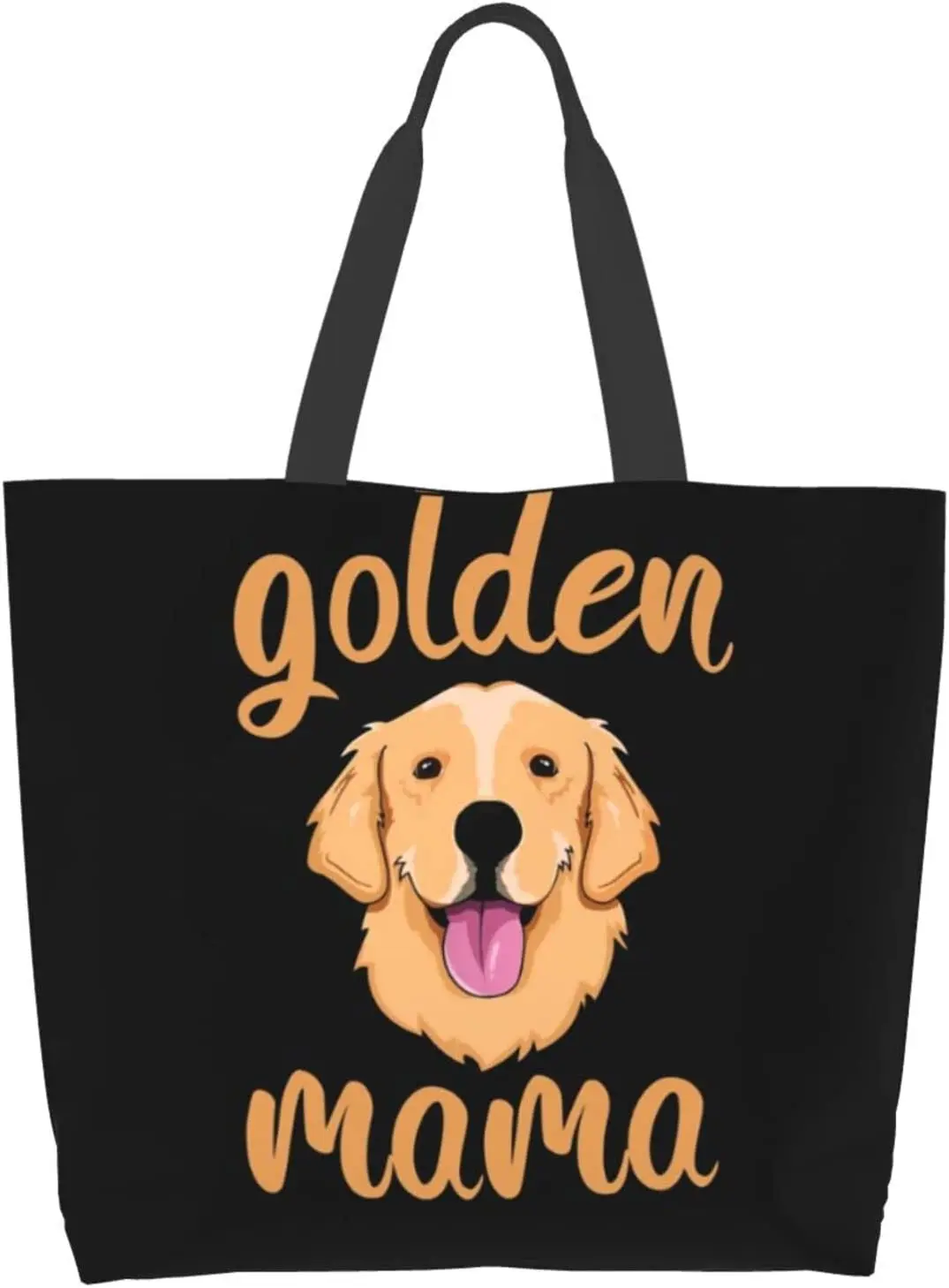 

Сумка Golden Retriever для мамы, сумка для покупок, водонепроницаемая сумка через плечо, вместительная унисекс
