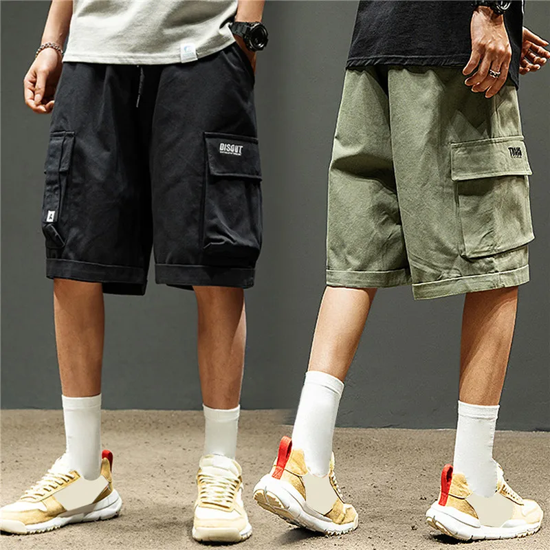 Cargo Shorts Men Summer Casual Fashion Cargo Shorts Men 2023 New Summer Men Cotton Flap Pockets Short Pants pantalones cortos