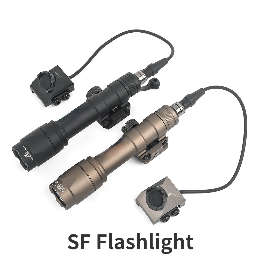 

WADSN Airsoft Surefir M600 Scout Light M600C Weapon Gun Flashlight For 20mm Picatinny Rail Torch Hunting Rifle LED arma Lanterna