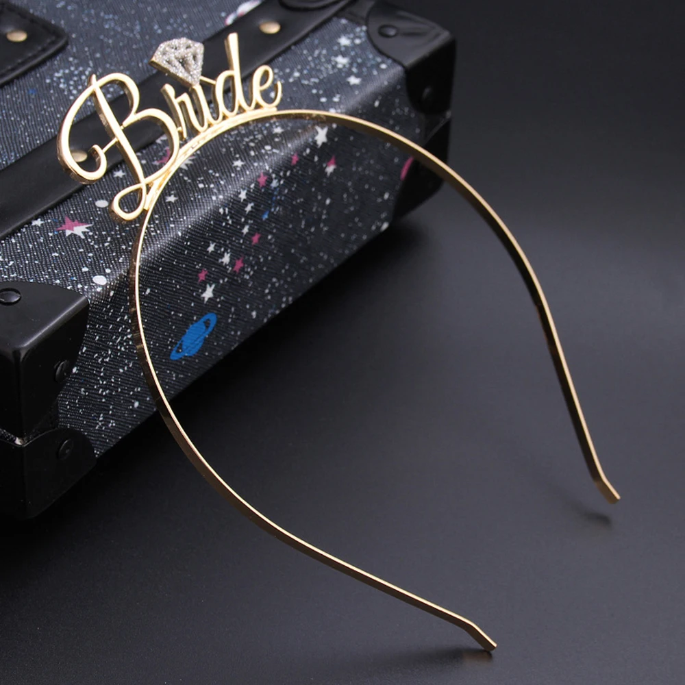 

Повязка на голову с короной для невесты и девичника, диадема для невесты для вечеринки на девичник