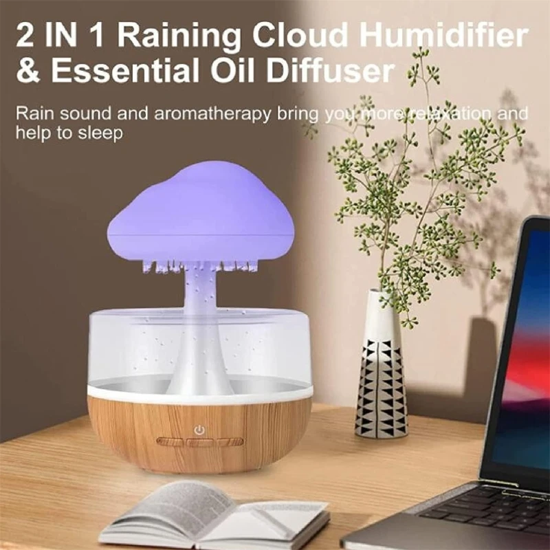 Rain cloud humidifier. Увлажнитель гриб с дождем. Увлажнитель облако. Rain cloud humidifier. Увлажнитель гриб с дождем.