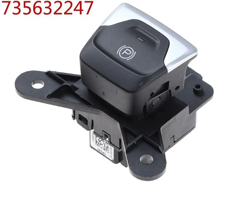 

New 735632247 Bright Surface Electronic Handbrake Parking Brake Button Switch For JEEP COMPASS II LONGITUDE 4X2