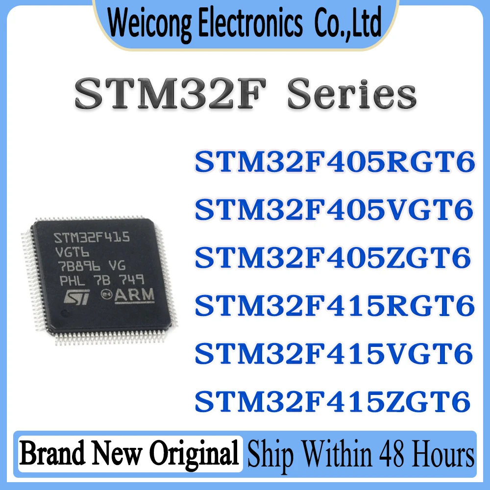 

STM32F405RGT6 STM32F405VGT6 STM32F405ZGT6 STM32F415RGT6 STM32F415VGT6 STM32F415ZGT6 STM32F405 STM32F415 STM32F STM IC MCU Chip
