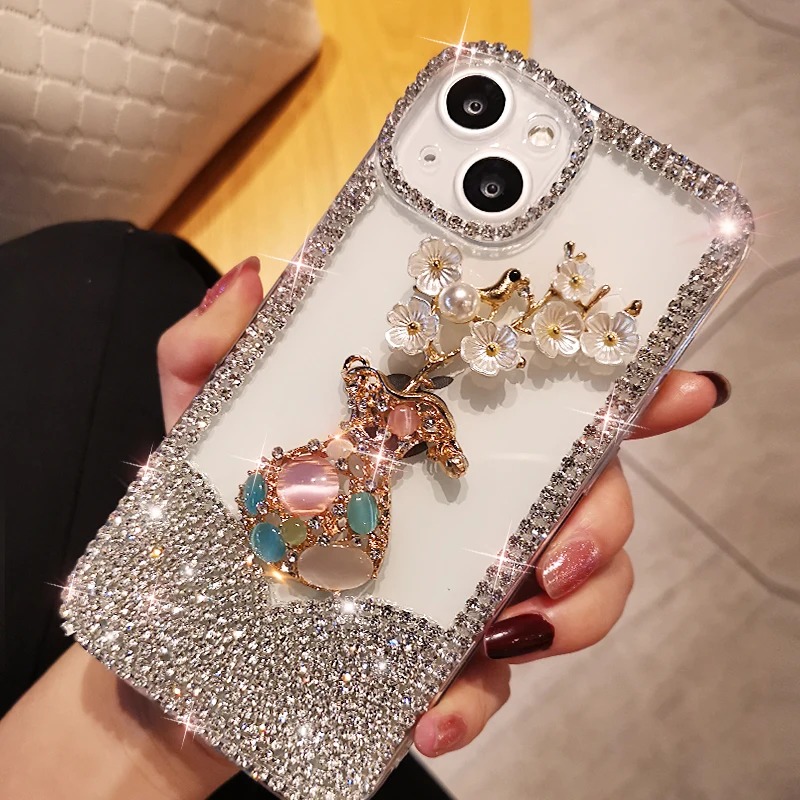 

Новинка, полноразмерный женский чехол со стразами для IPhone 11 12 13 Pro Max, роскошный высококачественный чехол для IPhone 11 12 13