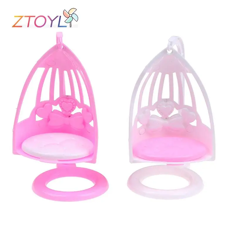 

Dollhouse Swing Chair For Girl Doll Miniature Furniture Toys Doll House Decor
