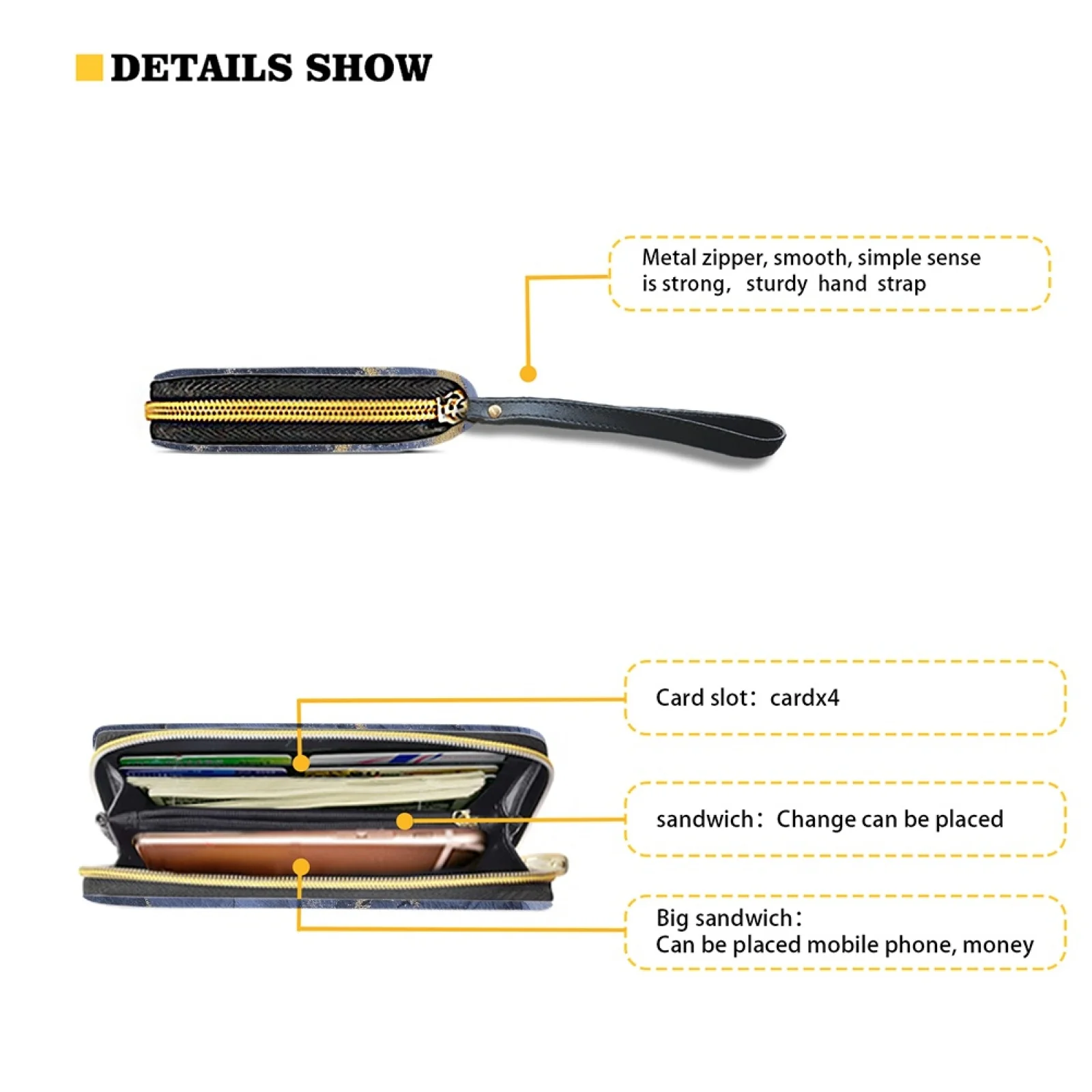 Belidome Marble Wallets for Womens Leather RFID Blocking Design Zip Around Card Holder Organizer Ladies Travel Clutch Wristlet