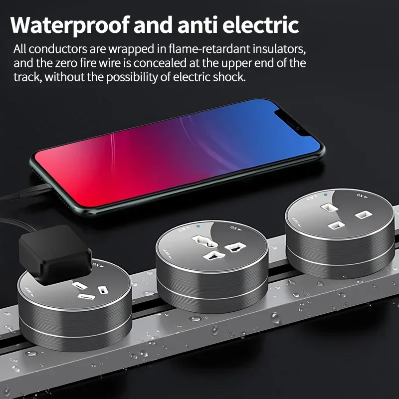 Настенная розетка для поверхностного монтажа регулируемая электрическая