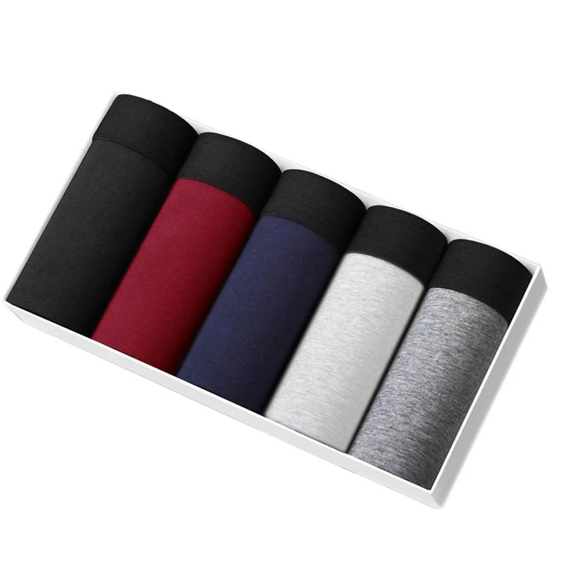 

Боксеры мужские хлопковые, нижнее белье, дышащие однотонные шорты-боксеры, трусы