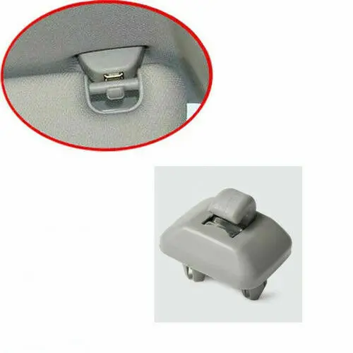 

Grey Car Sun Visor Clip Holder Hook Sun Visor Interior Car Accessory For Audi A1 A3 S3 A4 S4 A5 S5 Q3 Q5 TT