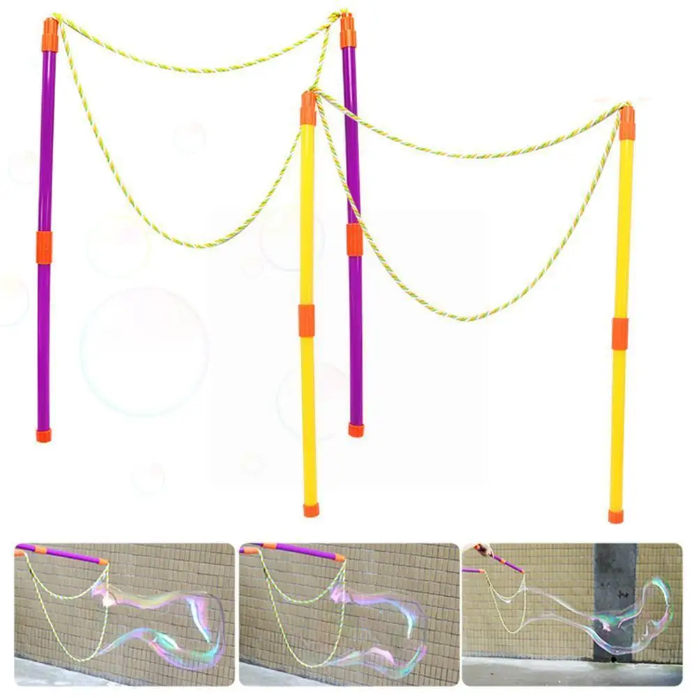 

Western Sword Shape Giant Bubble Wands Outdoor Toy For Boys Girls Long Huge Bubble Kids Baby Rainbow World Bubble Foldable M4O5