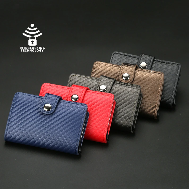 

Мужская Автоматическая алюминиевая задняя крышка для кредитных карт, чехол с защитой от размагничивания, чехол для удостоверения личности,...