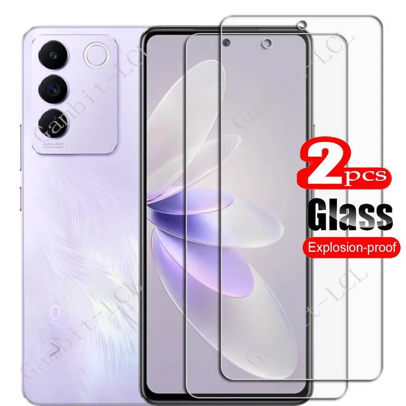 

9H HD Original Tempered Glass For Vivo V27e 6.62" VivoV27e V27 E V2237 Screen Protection Protector Cover Film