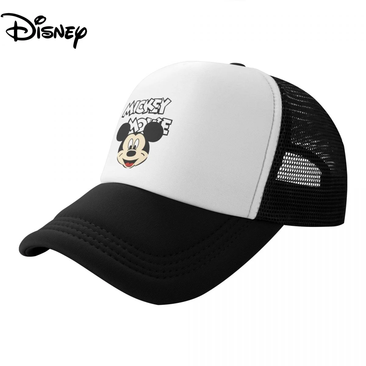 

2022 Disney Summer Baseball Cap Mickey Breathable Mesh Sun Hats Fashion Hip Hop Hat Adjustable Cotton Trucker Caps For Women Men