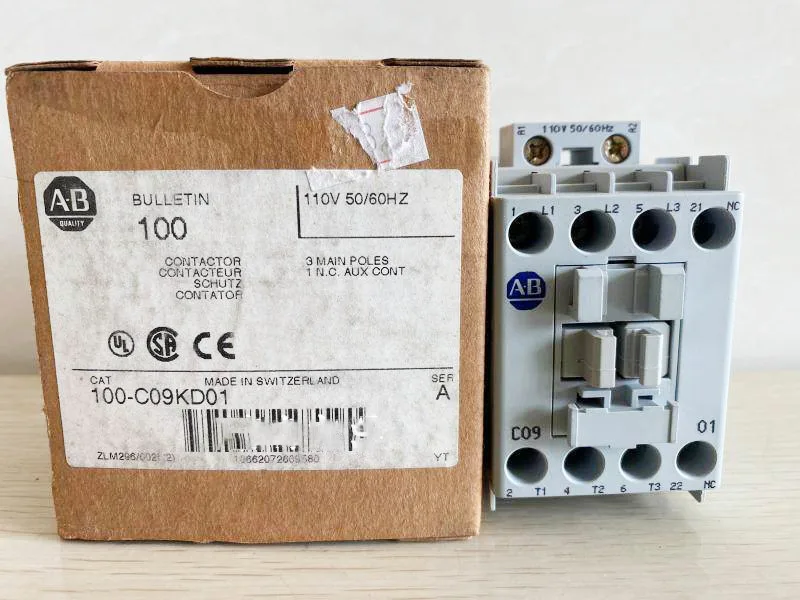 

1pcs New For A-B Contactor 100-C09KD01 Contactor 100-C09*01 AC110V in box