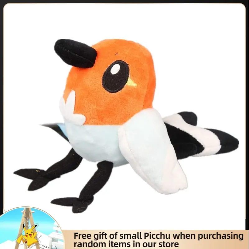 

Маленькая плюшевая Фигурка «Покемон», воробей, красный ночной рубашек, игрушка для подростков, больше птиц, яростная стрела, Орл, игрушка для детства, 15 см