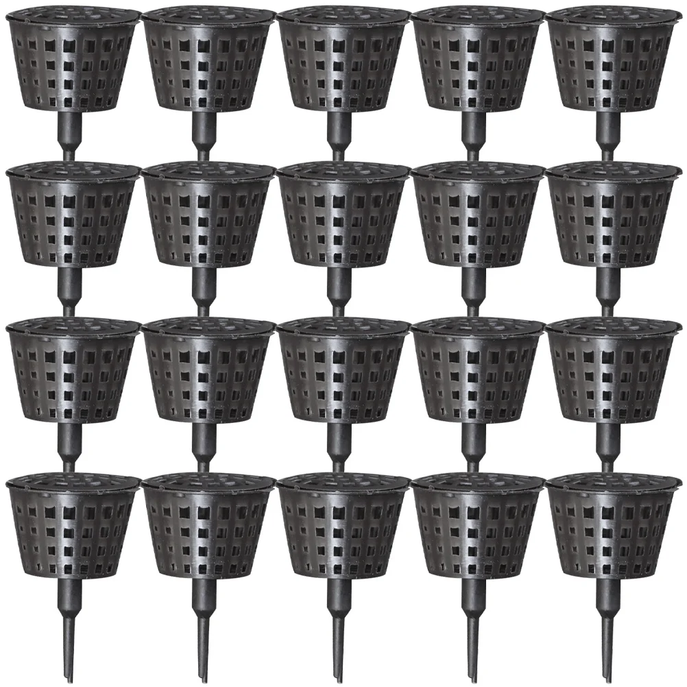 30 Pcs Orchid Box Flower Pots Fertilization Container Plastic Fall for Lawns Bonsai Basket