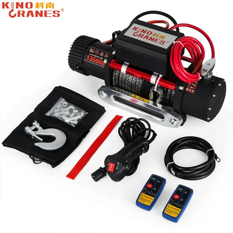 High efficient 4*4 car 2500lbs 3000lbs 4500lbs 6000lbs 12V/24V Waterproof Recovery Off Road Electric Winch