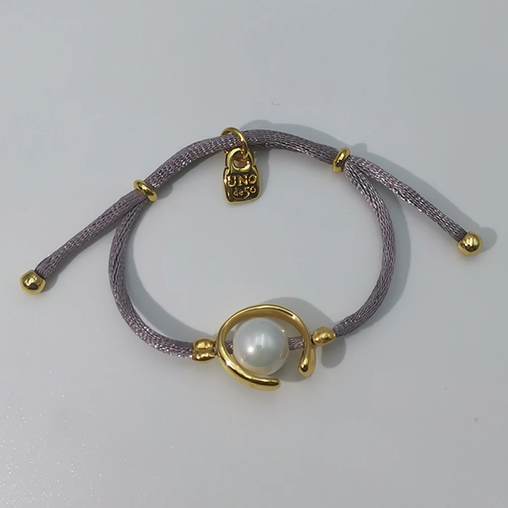 2024 испанский летний новый модный персонализированный браслет с жемчугом в форме