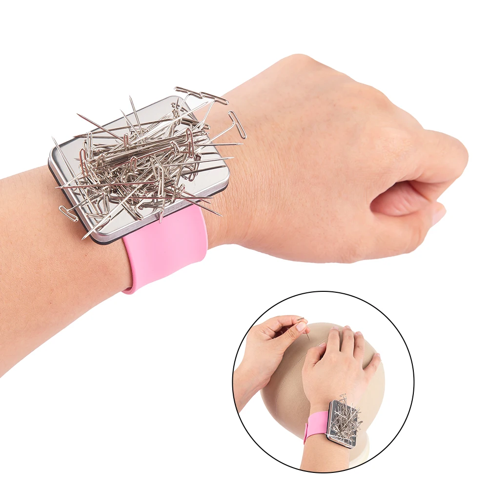 Магнитные браслеты с T-образным держателем иглы для изготовления парика швейный
