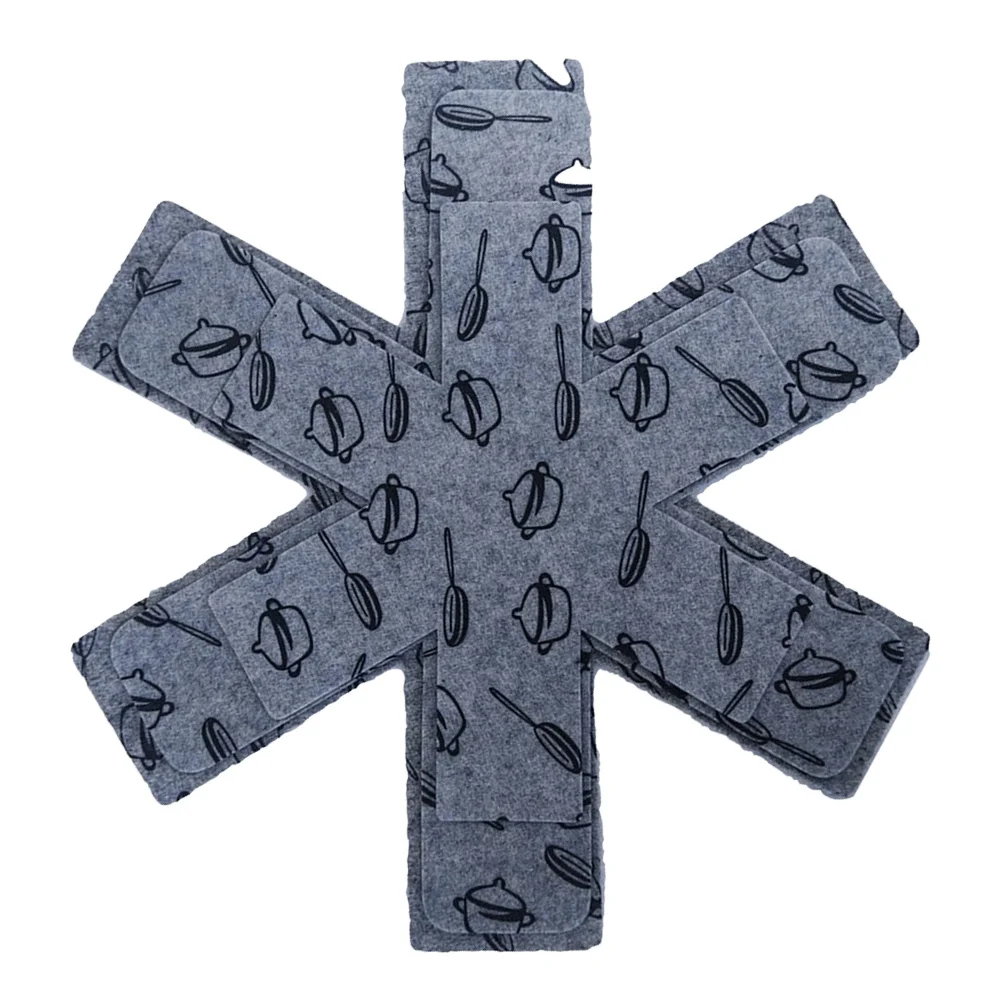 

Pan Protectors Felt Protector Pot Cookware Non Separator Frying Divider Stacking Stick Fry Scratch Sauce Anti Saucepan Hot