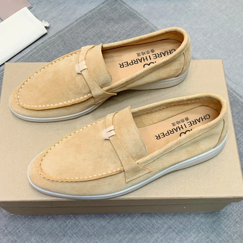 

Новинка 2022, Женская деловая кожаная обувь charei, итальянский дизайн, тапочки с бахромой и бантом, матовая замша, коровья кожа, с коробкой