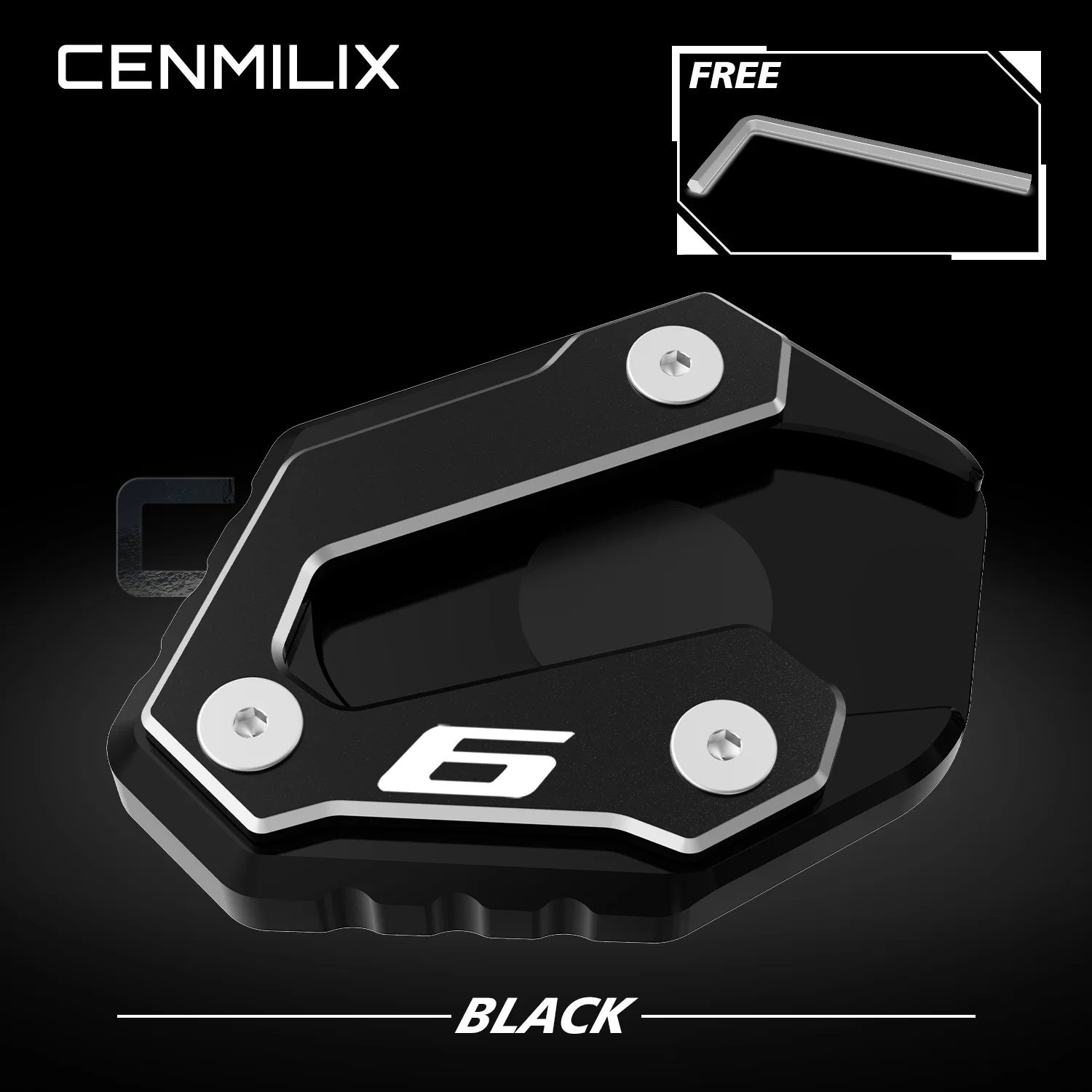 

Для YAMAHA XJ6 XJ6F XJ6N DIVERSION 2009-2015 аксессуары для мотоциклов, увеличенная пластина, боковая подставка, подставка для ног, удлинитель с ЧПУ