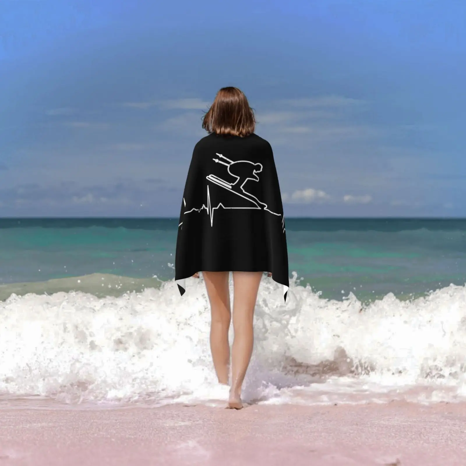 Банное полотенце для катания на лыжах Пляжная подушка скалолазания альпинизма