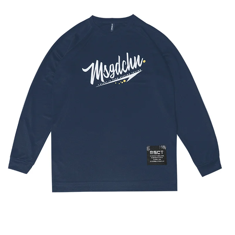 Футболка мужская с длинным рукавом приталенная рубашка топ для отдыха