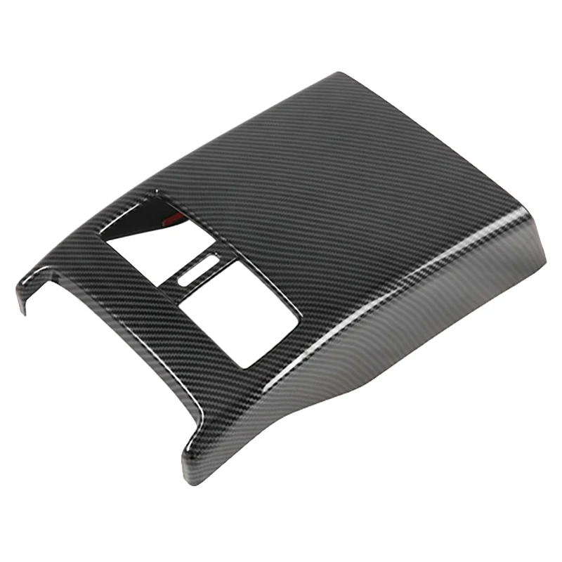 

Задний подлокотник из углеродного волокна, рамка для вентиляционного отверстия, обшивка для Mazda CX-30 CX30 2020, Стайлинг автомобиля