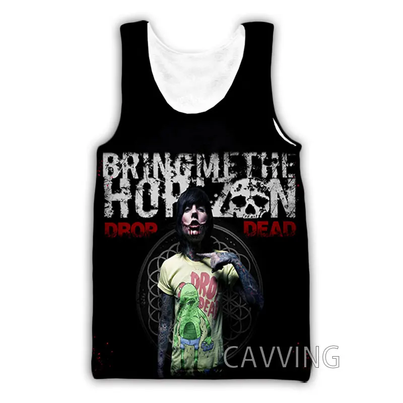 

CAVVING 3D Printed Rock Band Tank Tops Harajuku Vest Summer Undershirt Shirts Streetwear for Men/women G01