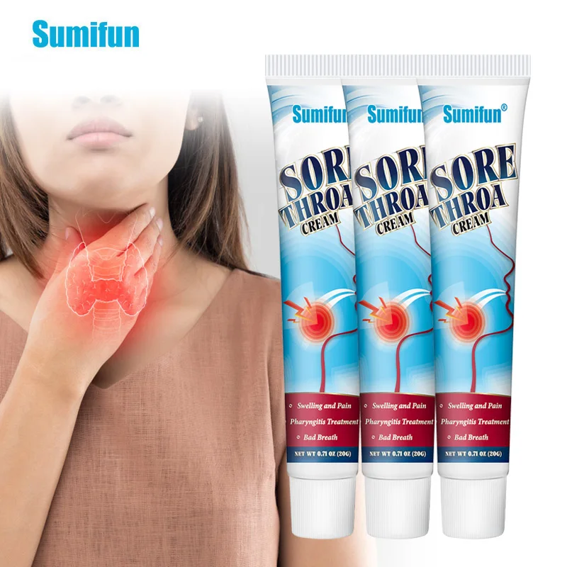 3 шт. крем Sumifun для лечения хронического болей в горле |