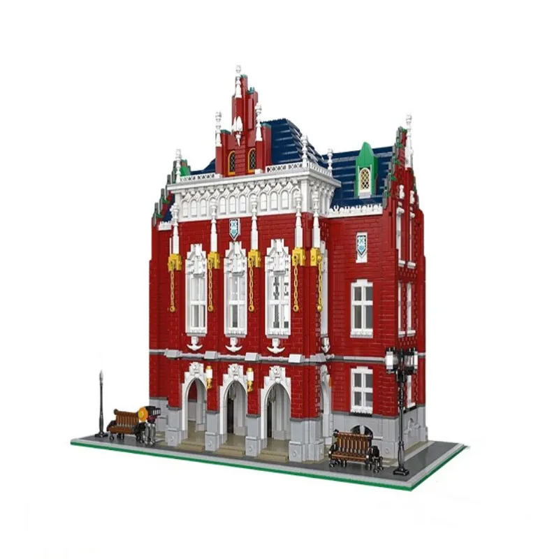 

6355 шт., Детский конструктор «красный кирпич»