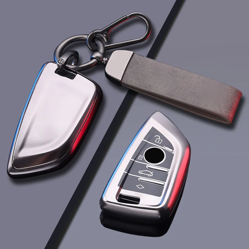 

Металлический серый чехол из ТПУ для смарт-ключа BMW F20 G20 G30 X1 X3 X4 X5 G05 X6 X7 G11 F15 F16 G01 G02 F48, держатель для...