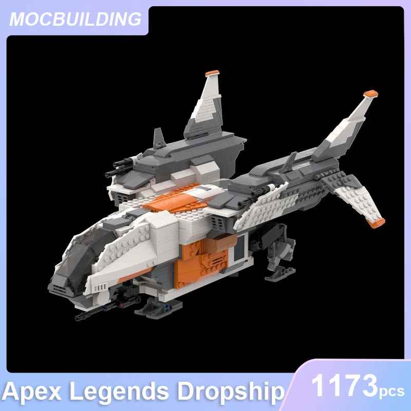 

Apex Legends Dropship Model MOC Building Blocks DIY Assemble Bricks Educational Creative Children Toys Xmas Kids Gifts 1173PCS