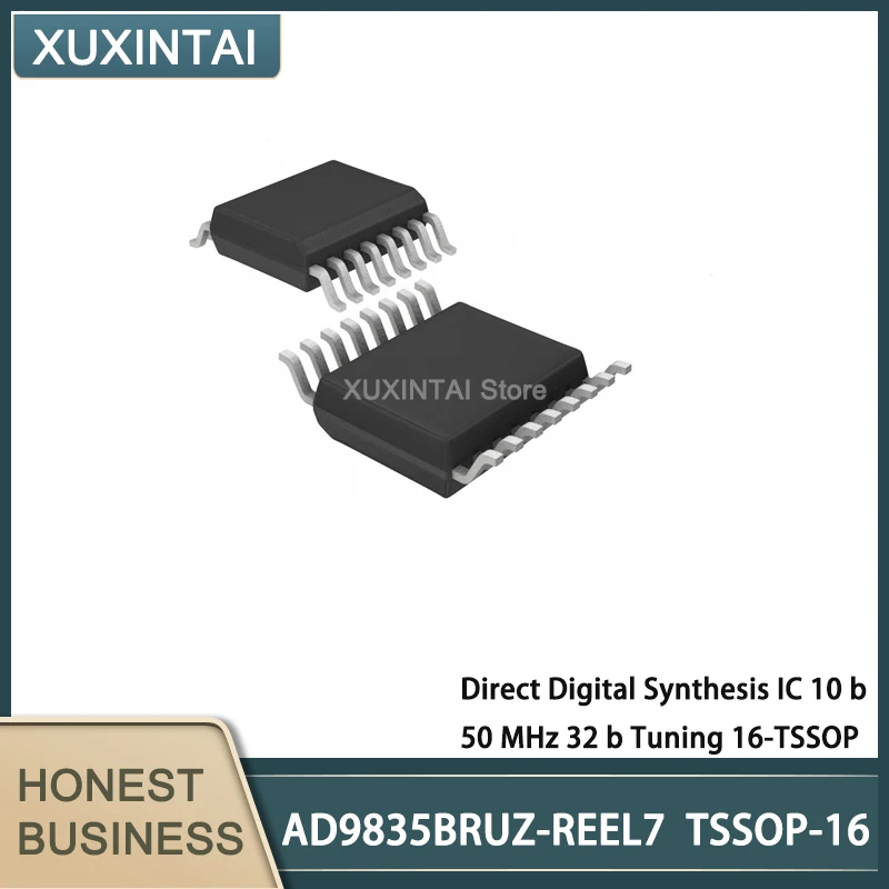 

5Pcs/Lot AD9835BRUZ-REEL7 AD9835BRUZ Direct Digital Synthesis IC 10 b 50 MHz 32 b Tuning 16-TSSOP