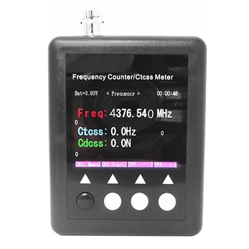 Retail Handheld Frequency Meter Digital Color Screen Frequency Tester For Analog And Digital Mute Test Digital SF401 PLUS