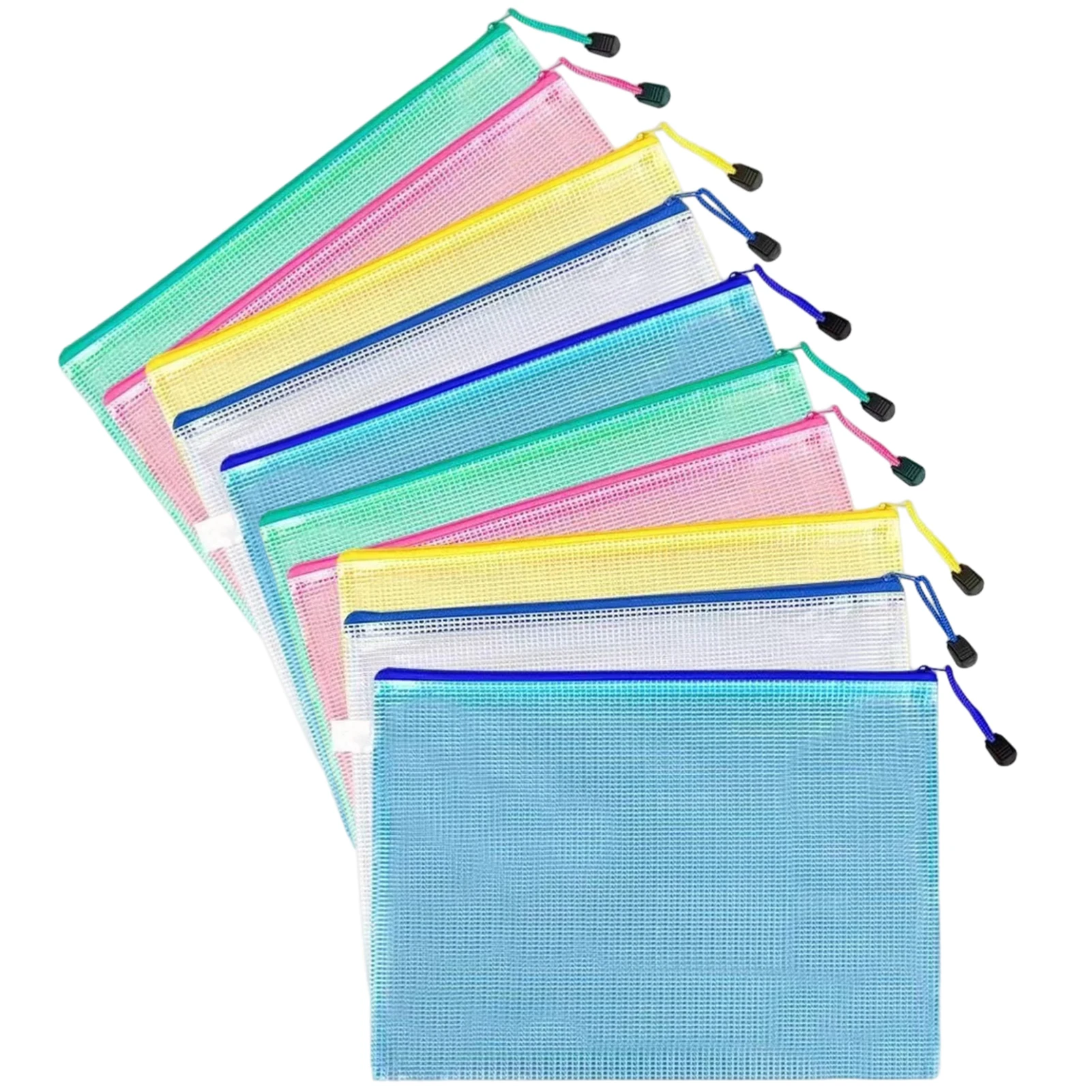 

10 шт., многофункциональный органайзер для документов, из ПВХ