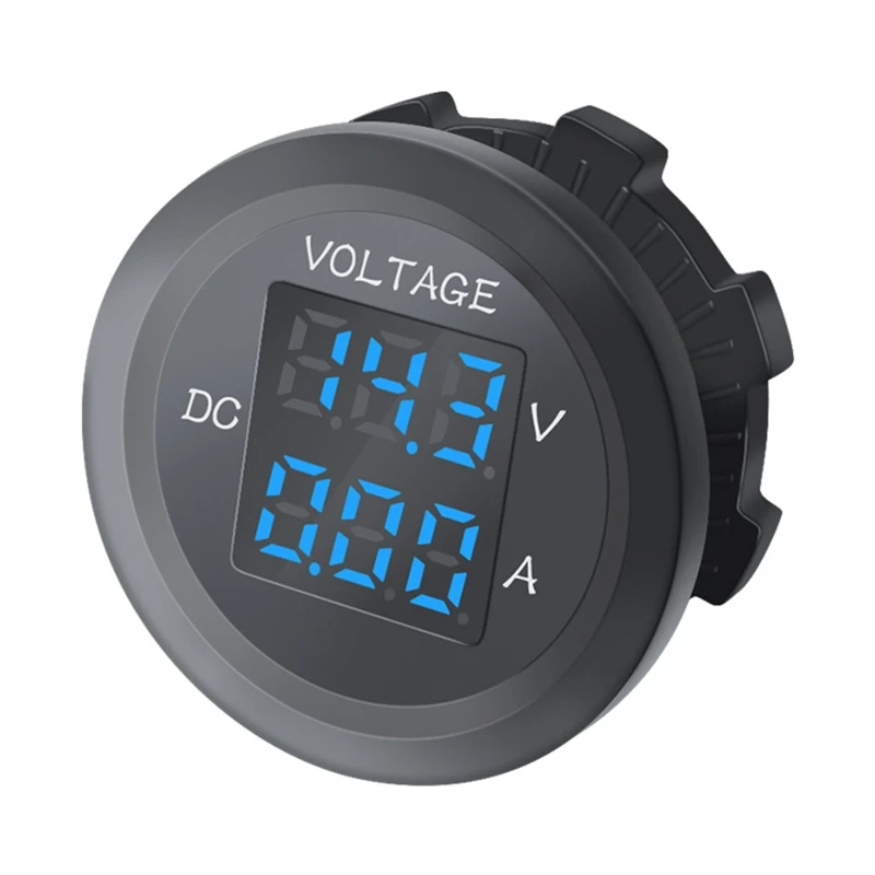 

High Precision DC 12-24V Voltmeter Ammeter Dual LED Digital Display Amp Volt Merter Panel Gauge for Car Truck