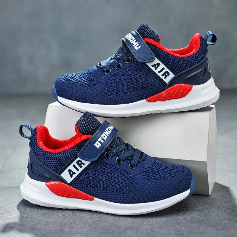 

Boy Child Sneaker Children's Sports Shoes Boys' 2021 Autumn New Zhongda Children's Net Breathable Casual Tide