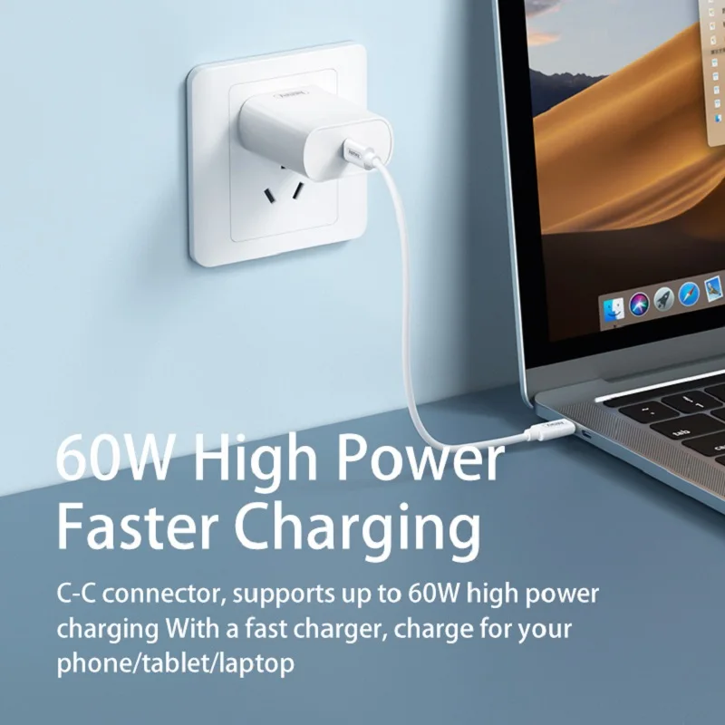 Remax PD 60W 4in1 USB C Cable To USB Type C for Macbook Iphone Fast Charging Data Wire Micro Lightning Cable Set With Box Holder