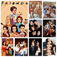 friends classic tv show wall art diamond rhinestone painting cross stitch embroidery picture mosaic craft living room home decor