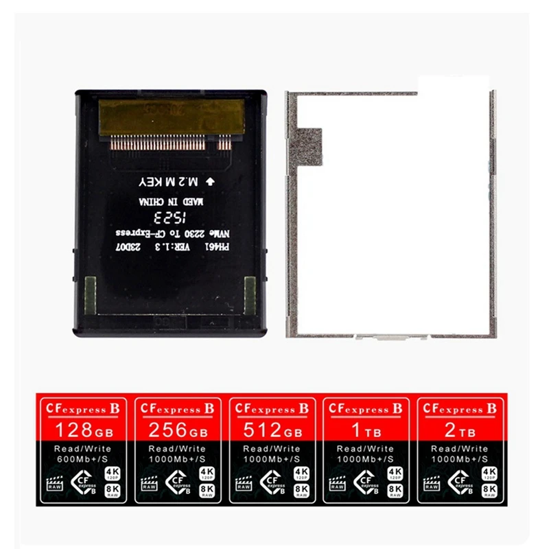 Адаптер NGFF M2 Mkey Nvme 2230 SSD к Cfexpress Type-B адаптер CF-Express до M.2 части адаптера