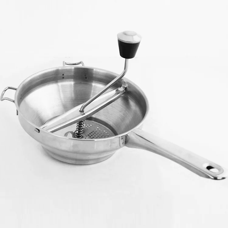 

Stainless steel manual potato blender masher sweet potato masher masher vegetable and fruit auxiliary food multi-purpose cooker