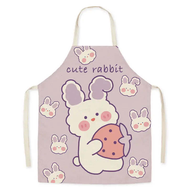 

Cute Cartoon Animal Pattern Apron Kids Dinner Linen Stain Resistant Apron Kitchen Restaurant Cleaning Tool Apron for Hairdresser