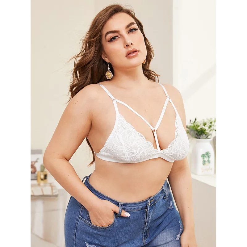 

2022 Womens Erotic Lingerie Bras See Through Sheer Lace Adjustable Spaghetti Shoulder Straps Open Cups Underwired Bra Tops