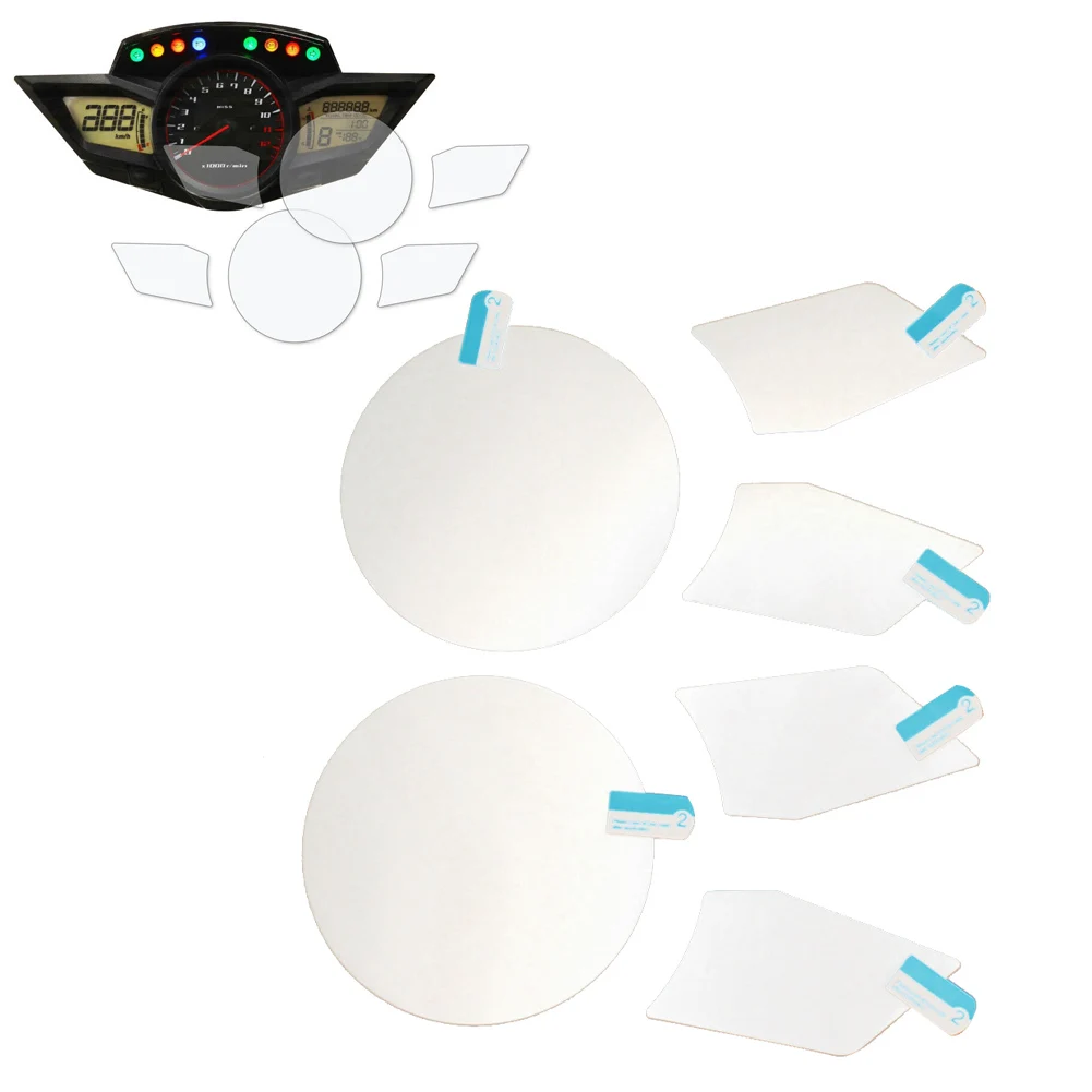 2 комплекта Защитная пленка для мотоцикла против царапин защита экрана на