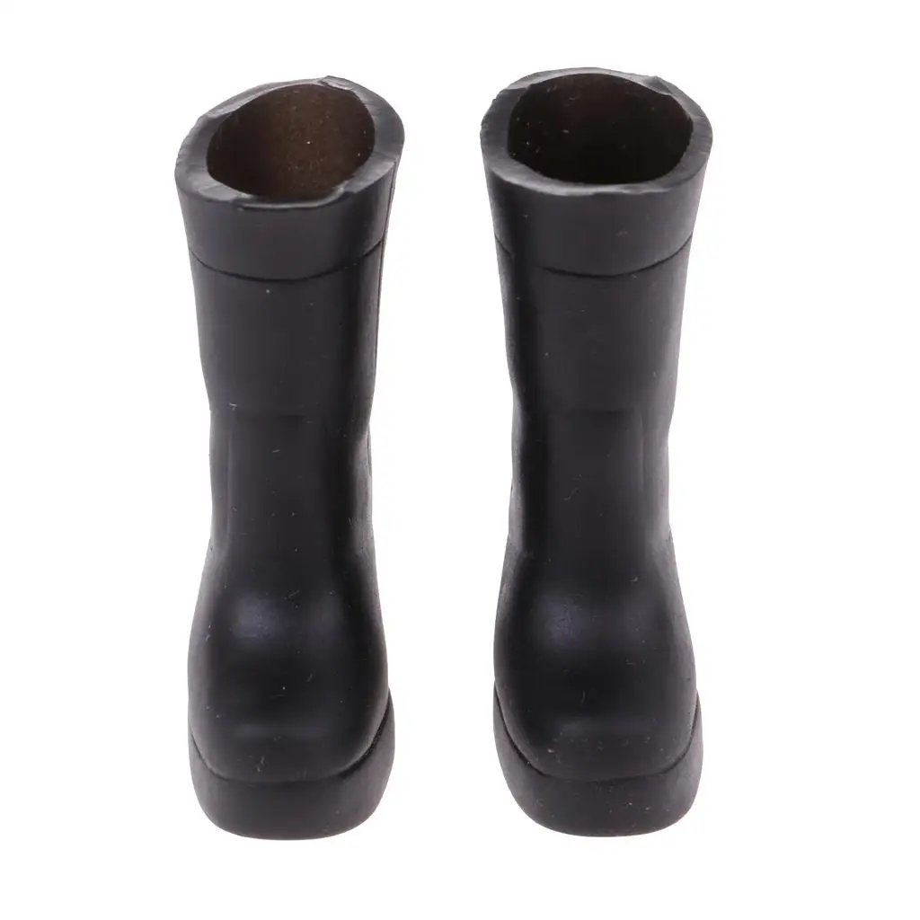 Doll Boots Slipsole Shoes Outfit Accessory /6 Girls Black