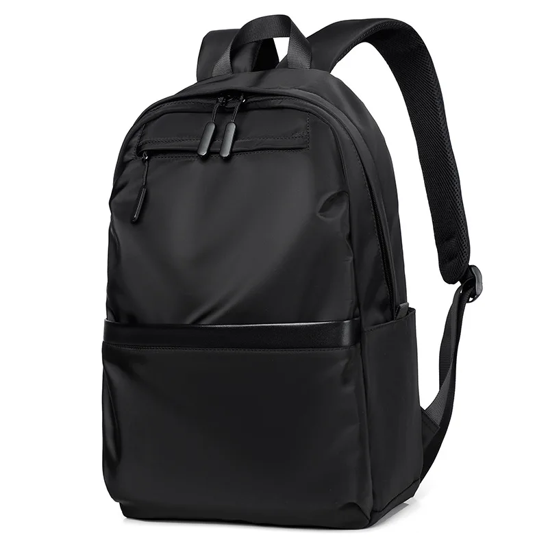 

Solid New Backpack Color Capacity Bookpack Business Schoolbag Men's Nylon Student Travel Waterproof Bags Large Casual