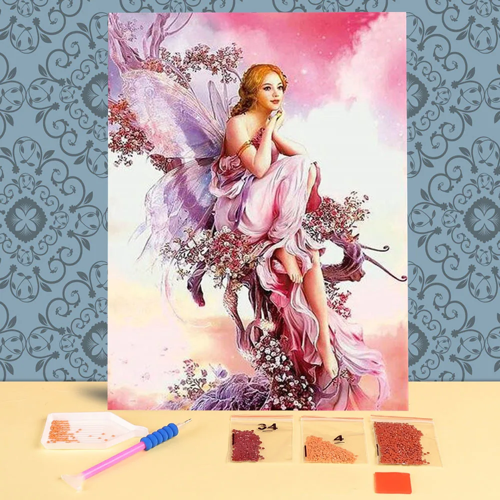 

3d-мозаика с бабочками для творчества, полная вышивка, полный комплект, подарок на Рождество, домашний декор